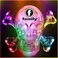 Light Up Ice Cube - Skull & Bones - Multicolor